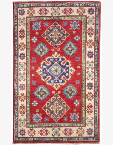 2' 7 x 4' 3 Hand Knotted Kazak Rug