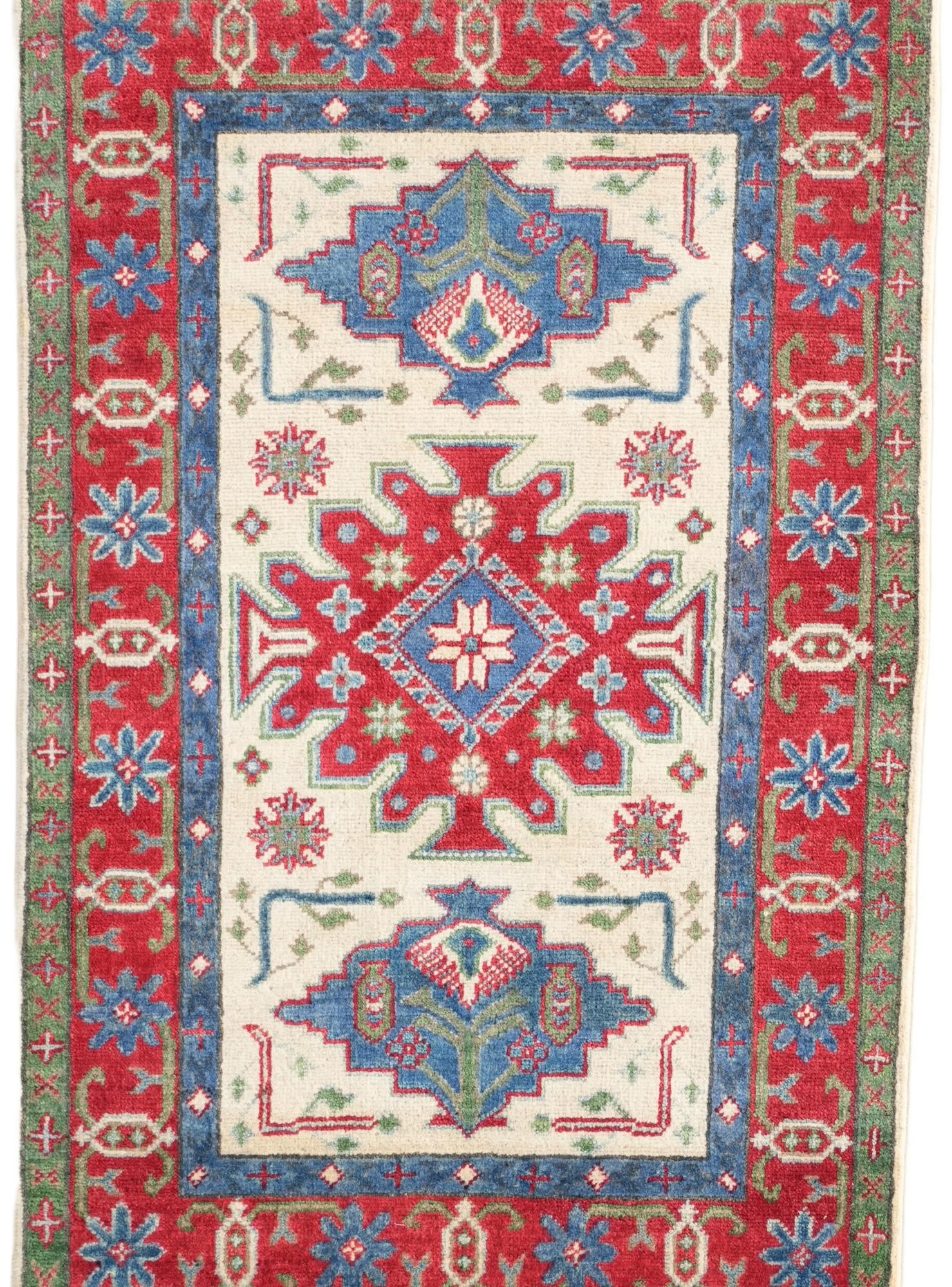2' 7 x 4' 2 Hand Knotted Kazak Rug
