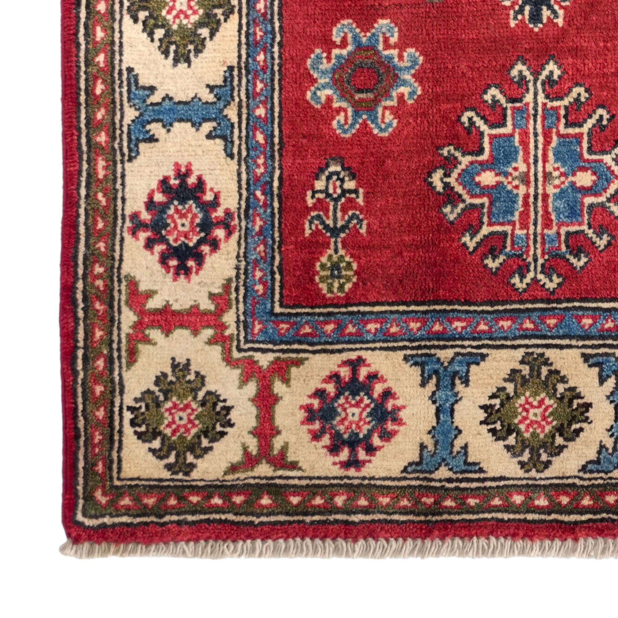 2' 7 x 3' 10 Hand Knotted Kazak Rug