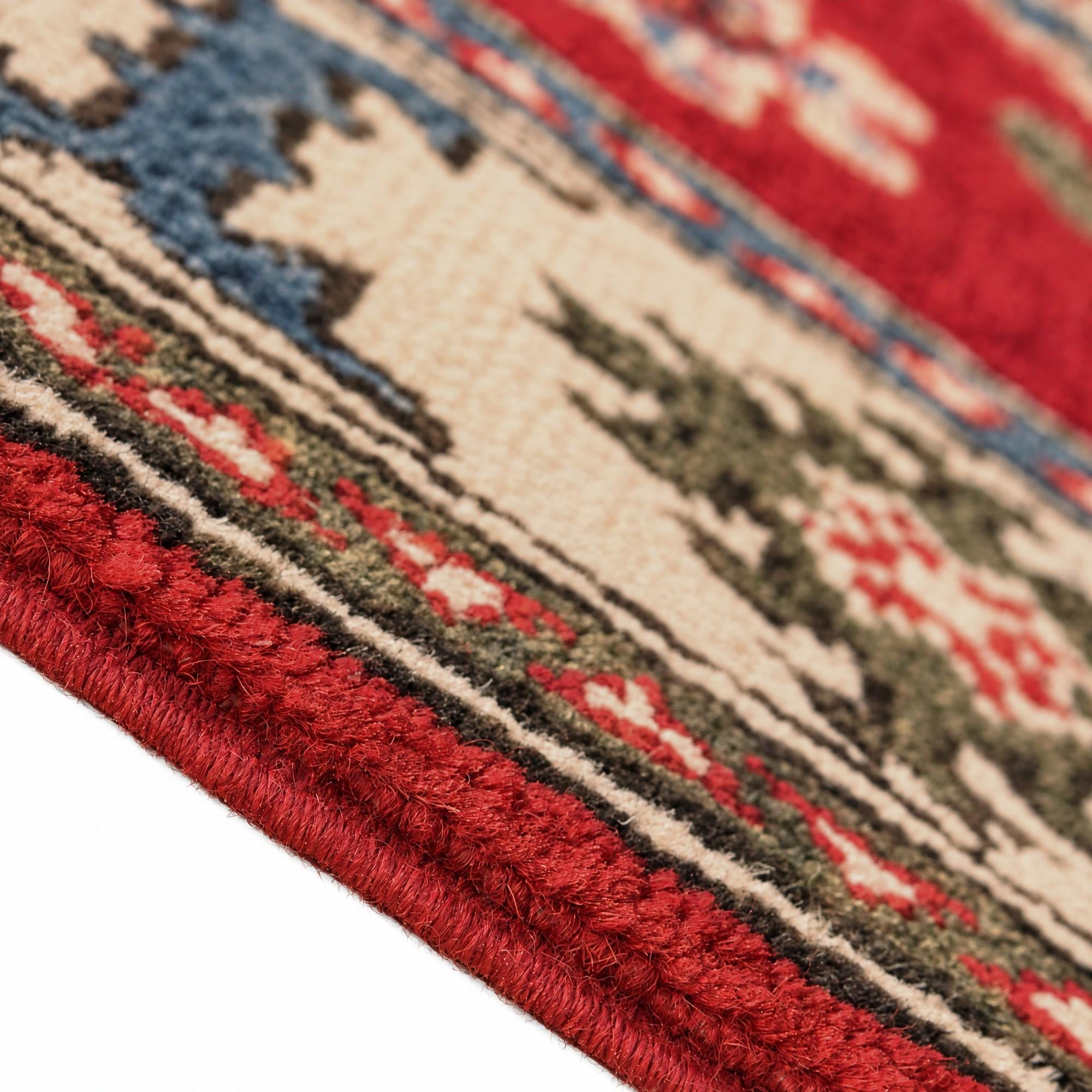 80cm x 120cm Hand Knotted Kazak Rug