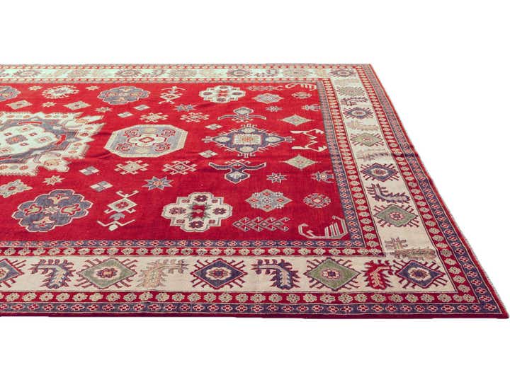 9' 11 x 13' 5 Hand Knotted Kazak Rug