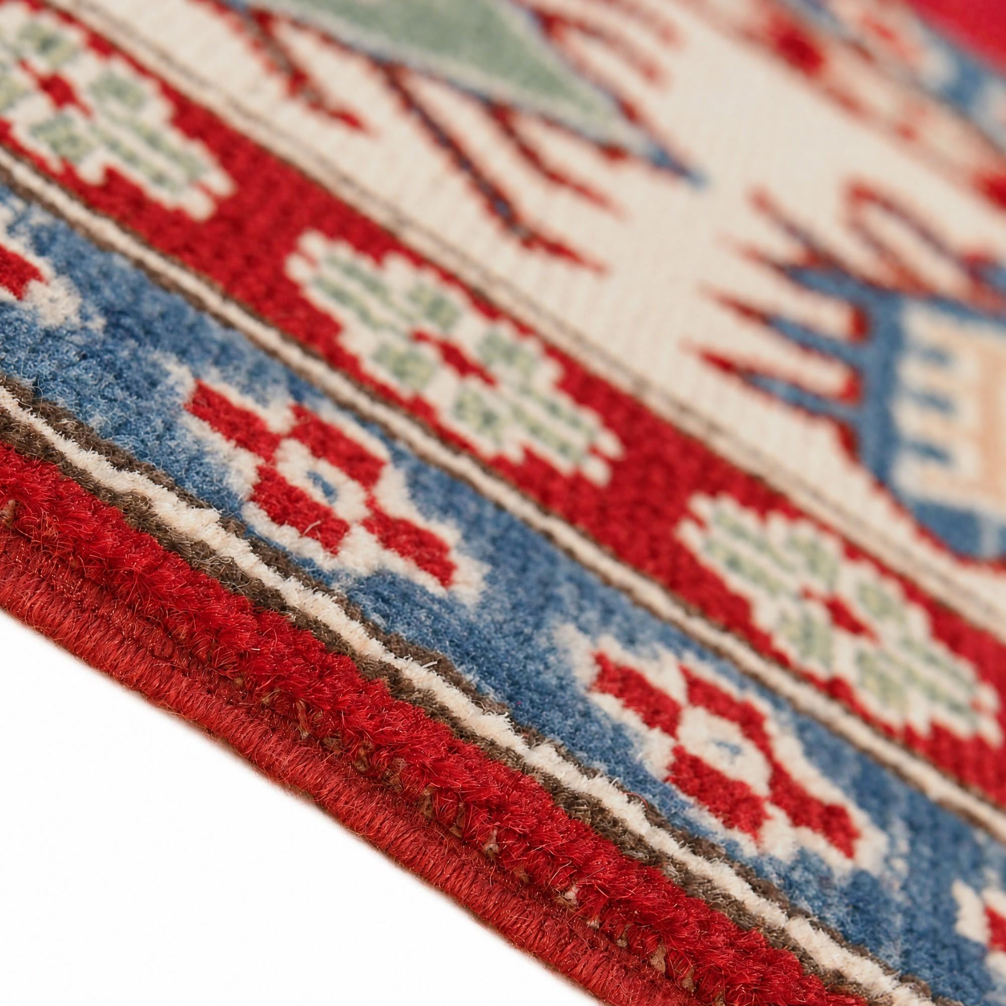 9' 11 x 13' 5 Hand Knotted Kazak Rug
