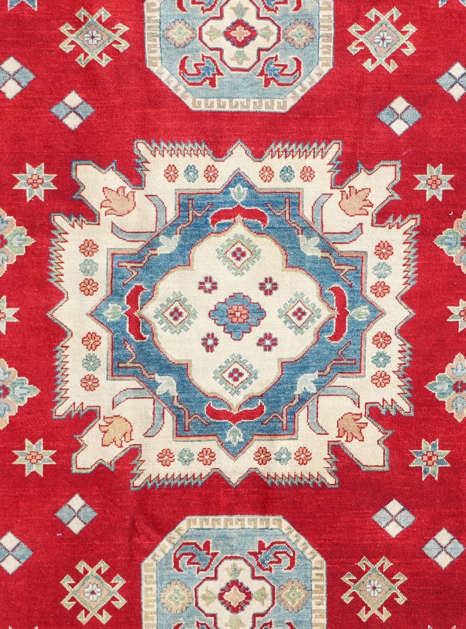 9' 11 x 13' 5 Hand Knotted Kazak Rug