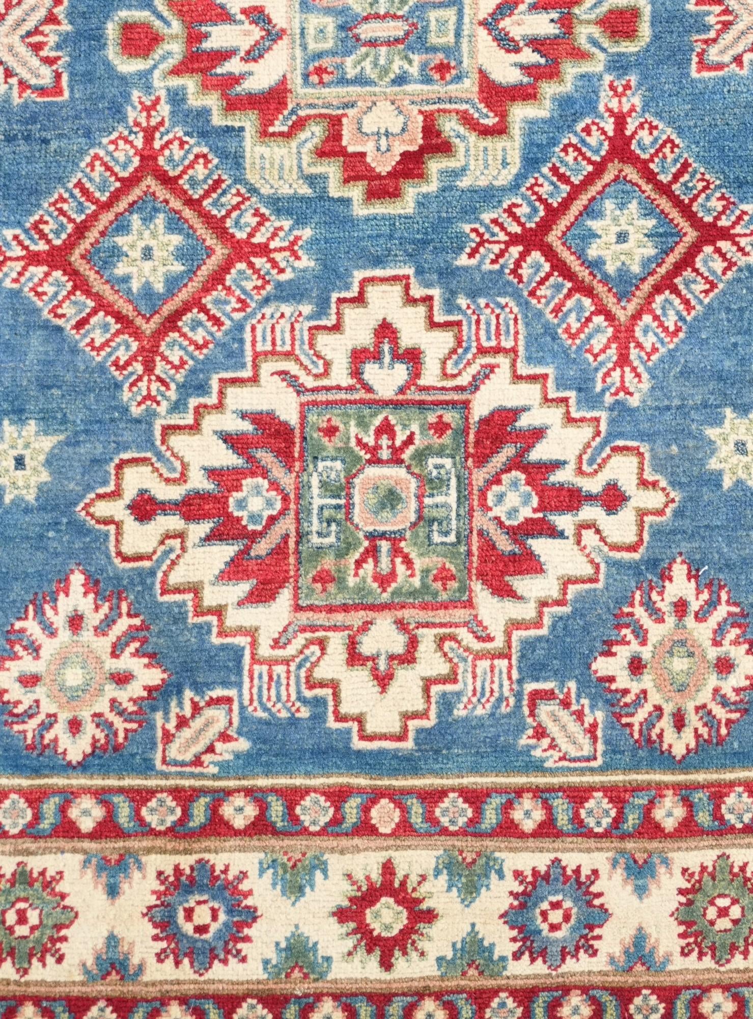 3' 5 x 5' 1 Hand Knotted Kazak Rug