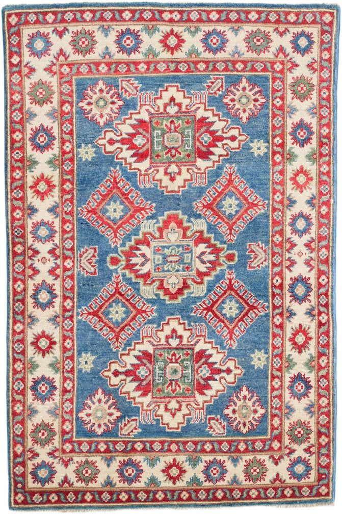 3' 5 x 5' 1 Hand Knotted Kazak Rug