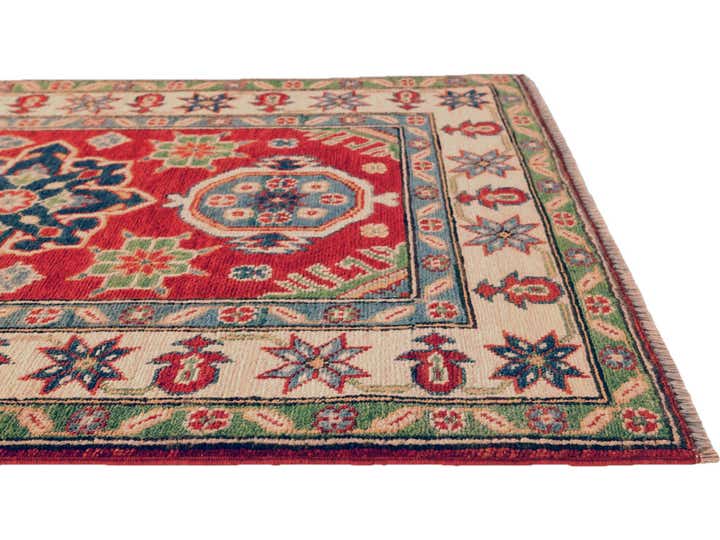 2' 11 x 4' 3 Hand Knotted Kazak Rug