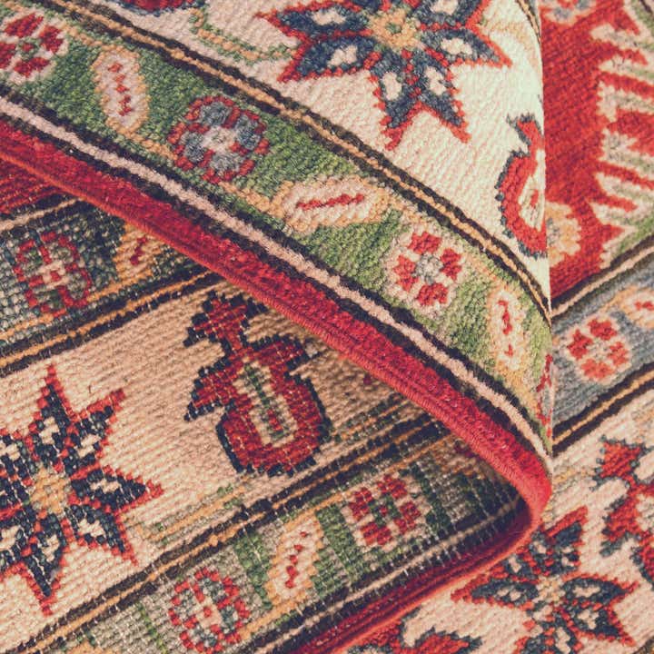 2' 11 x 4' 3 Hand Knotted Kazak Rug