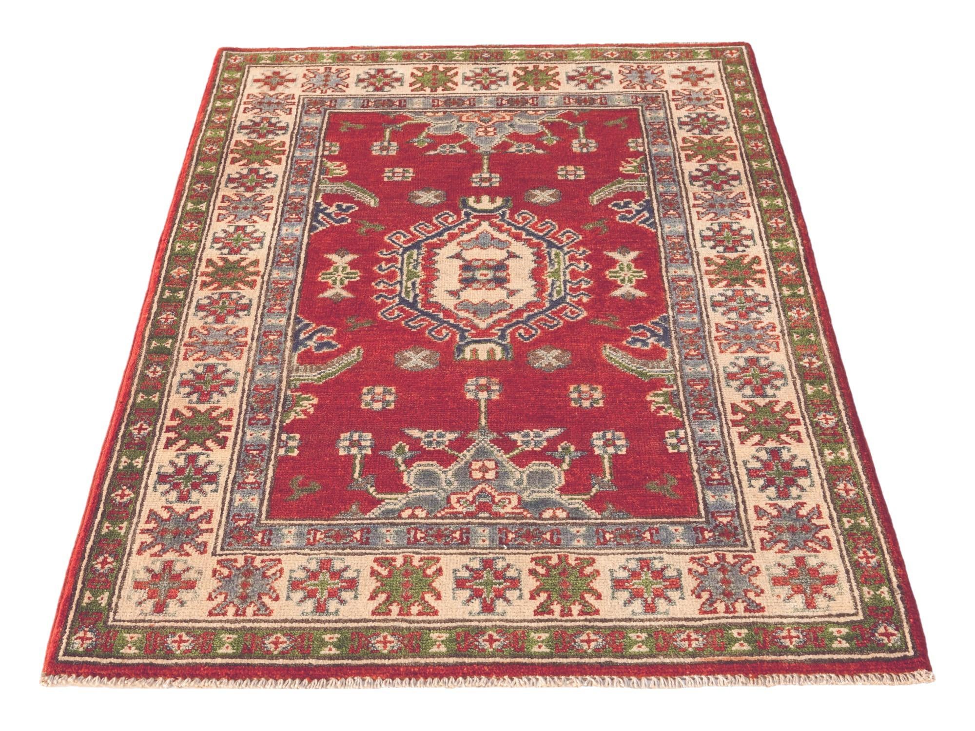 2' 10 x 4' 1 Hand Knotted Kazak Rug