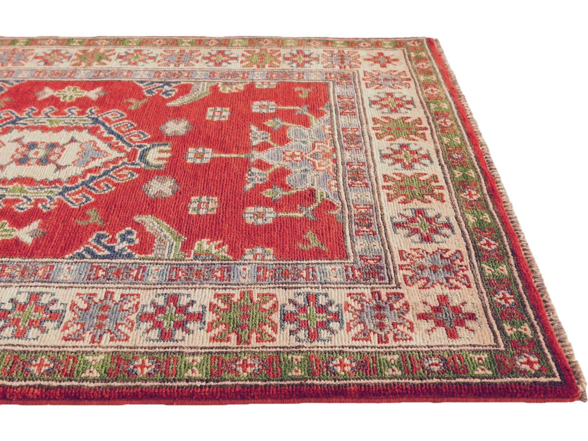2' 10 x 4' 1 Hand Knotted Kazak Rug