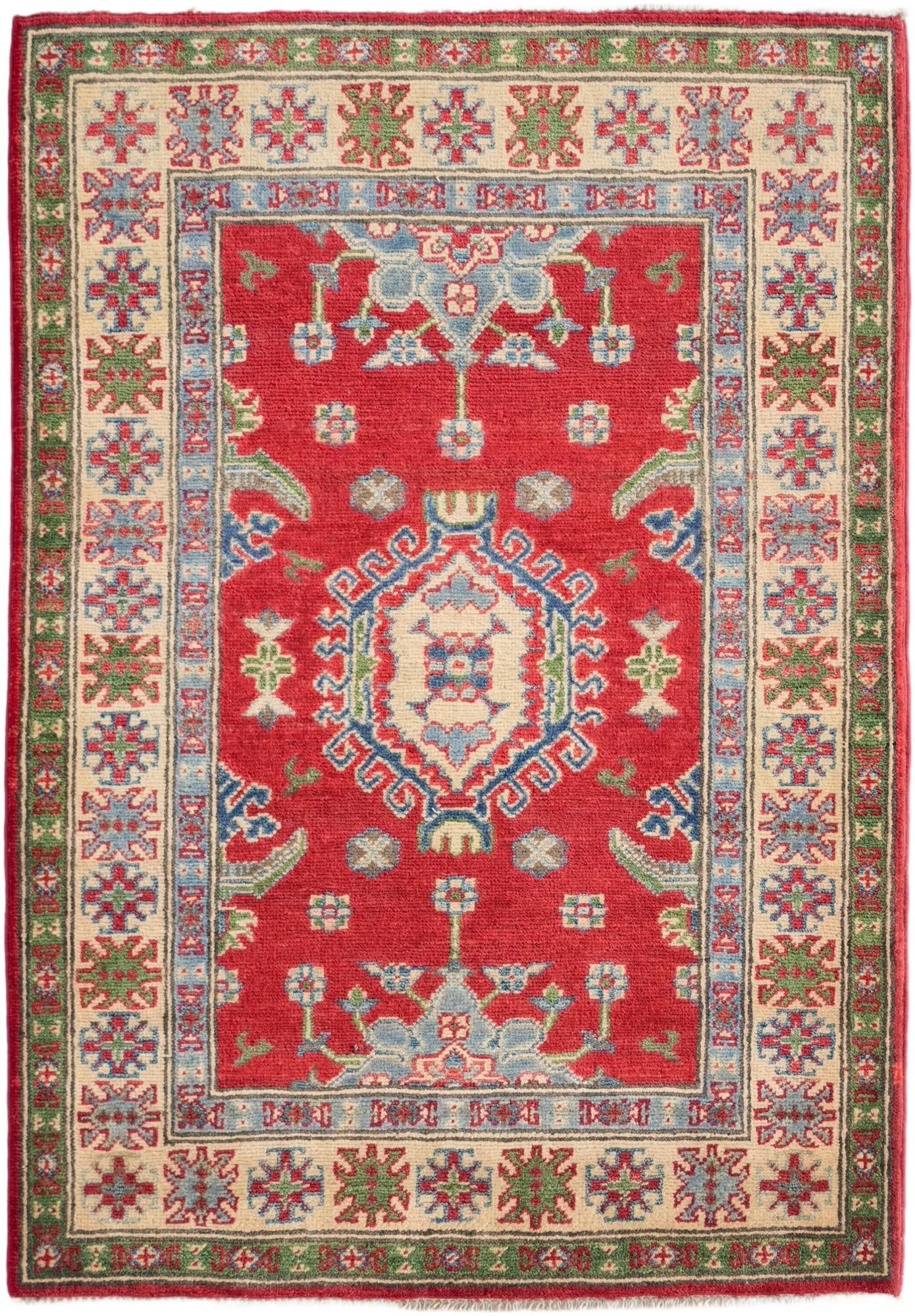2' 10 x 4' 1 Hand Knotted Kazak Rug