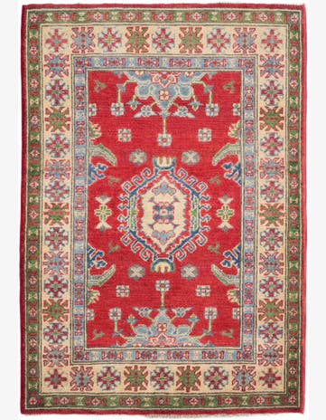 2' 10 x 4' 1 Hand Knotted Kazak Rug
