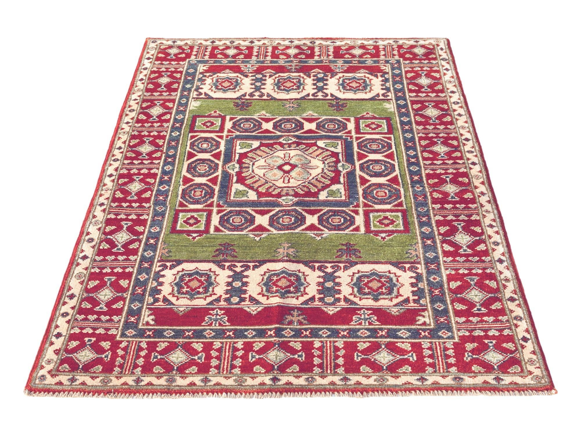 105cm x 150cm Hand Knotted Kazak Rug