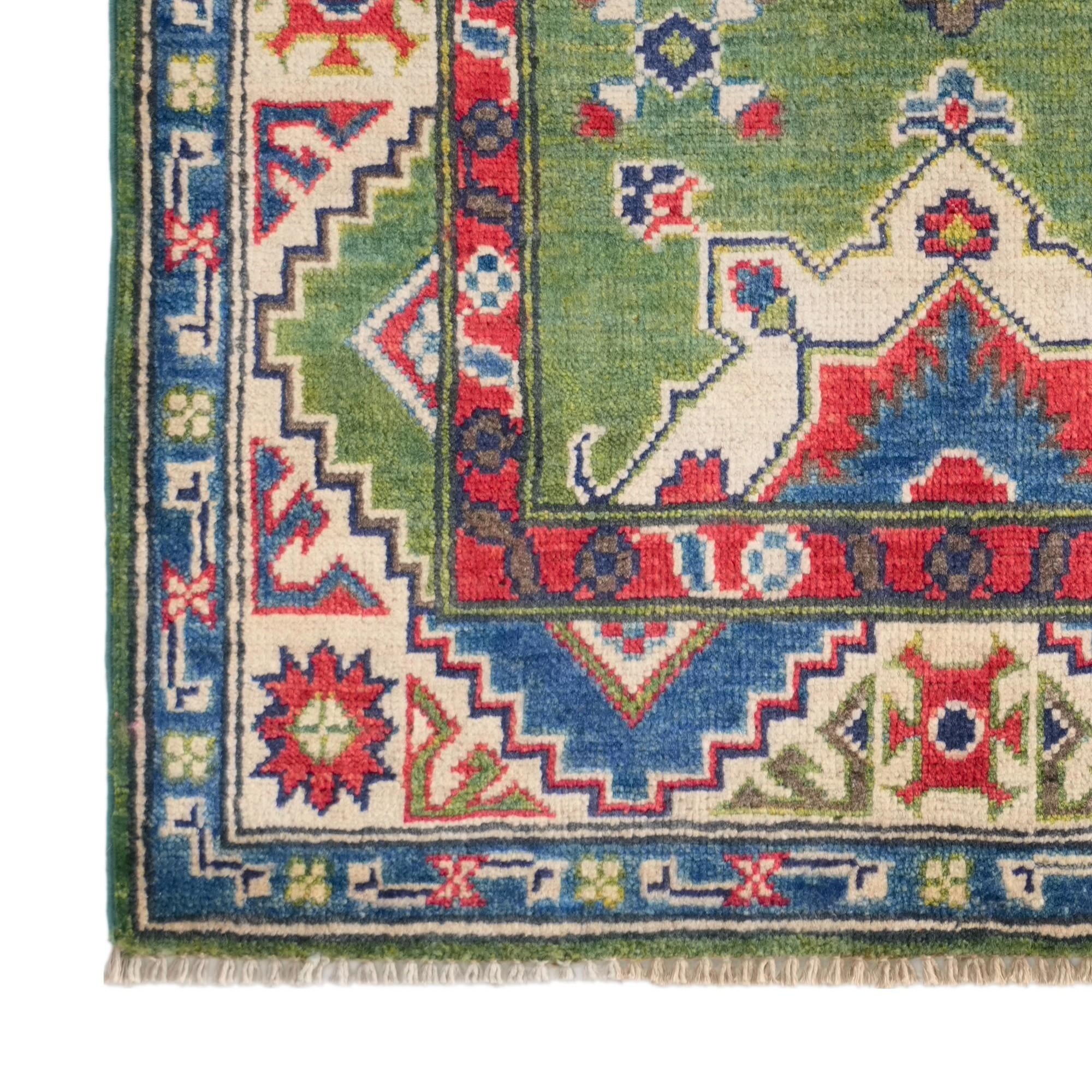 85cm x 130cm Handgeknüpft Kazak Teppich