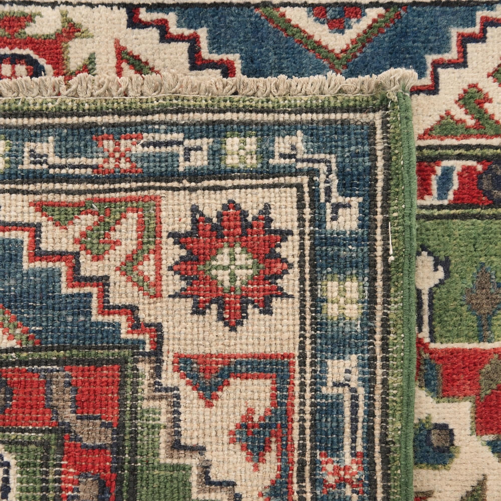 85cm x 130cm Hand Knotted Kazak Rug