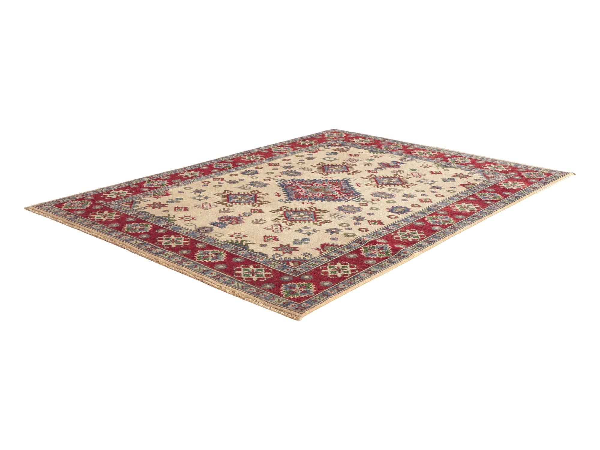 Detail image 4 of 10: 4' 11 x 6' 5 Hand Knotted Kazak Rug