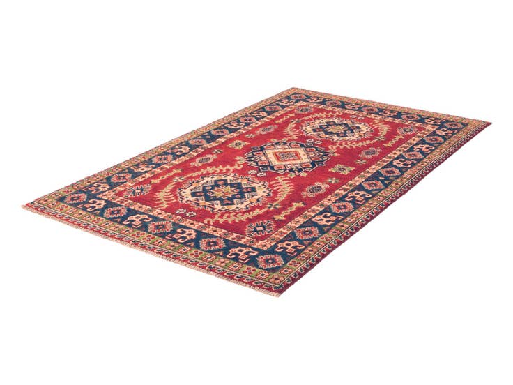 Detail image of 3' 4 x 5' 5 Hand Knotted Kazak Rug