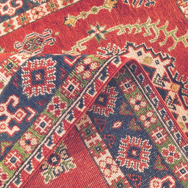 Detail image of 3' 4 x 5' 5 Hand Knotted Kazak Rug