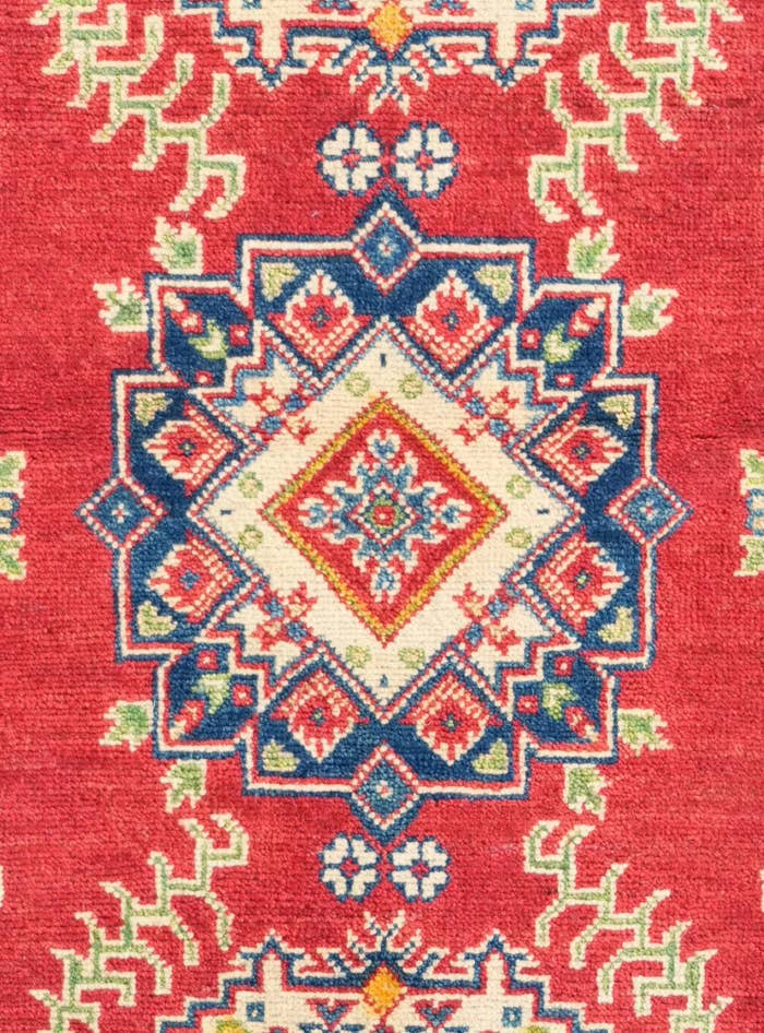Detail image of 3' 4 x 5' 5 Hand Knotted Kazak Rug