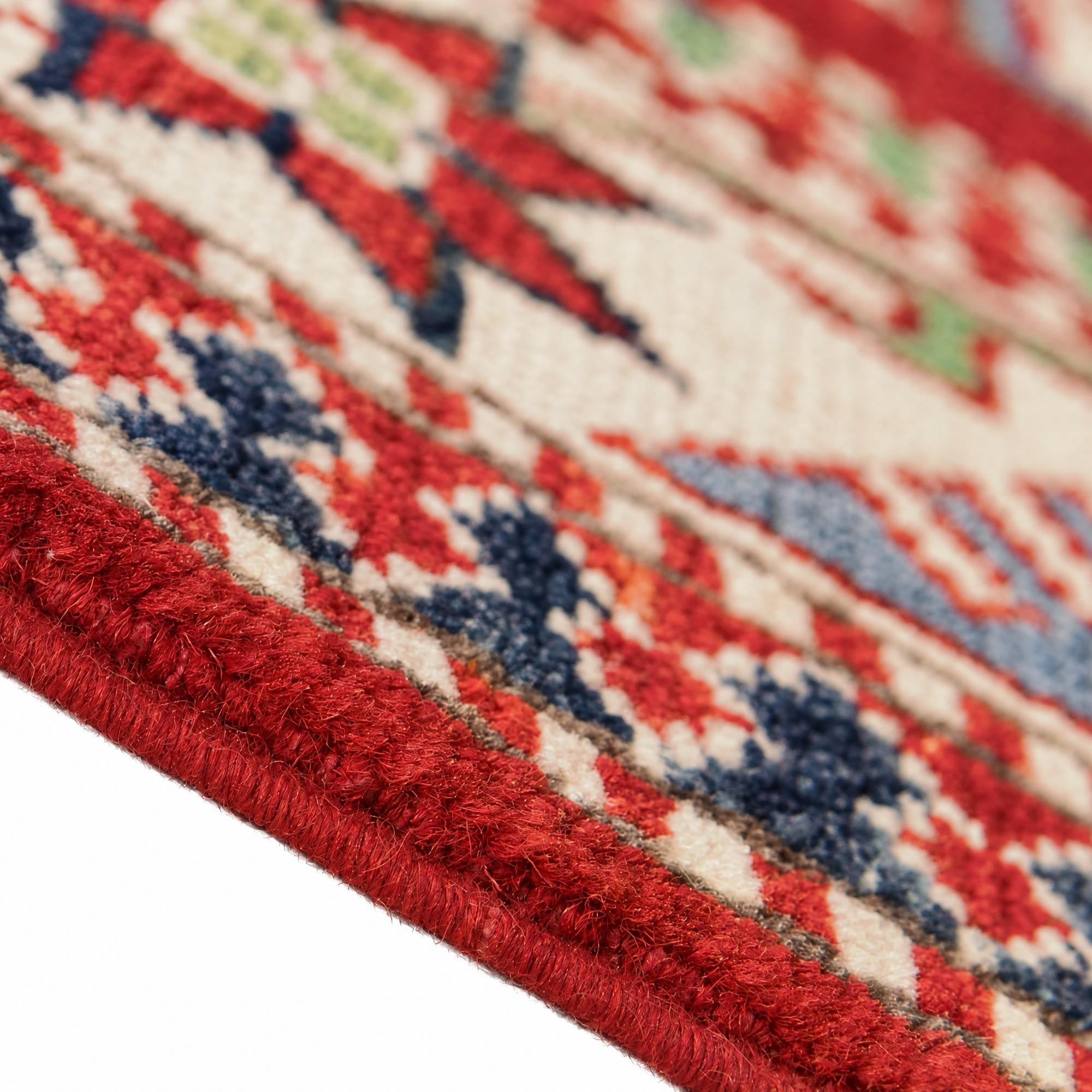 105cm x 150cm Hand Knotted Kazak Rug