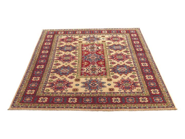 5' 1 x 7' Hand Knotted Kazak Rug