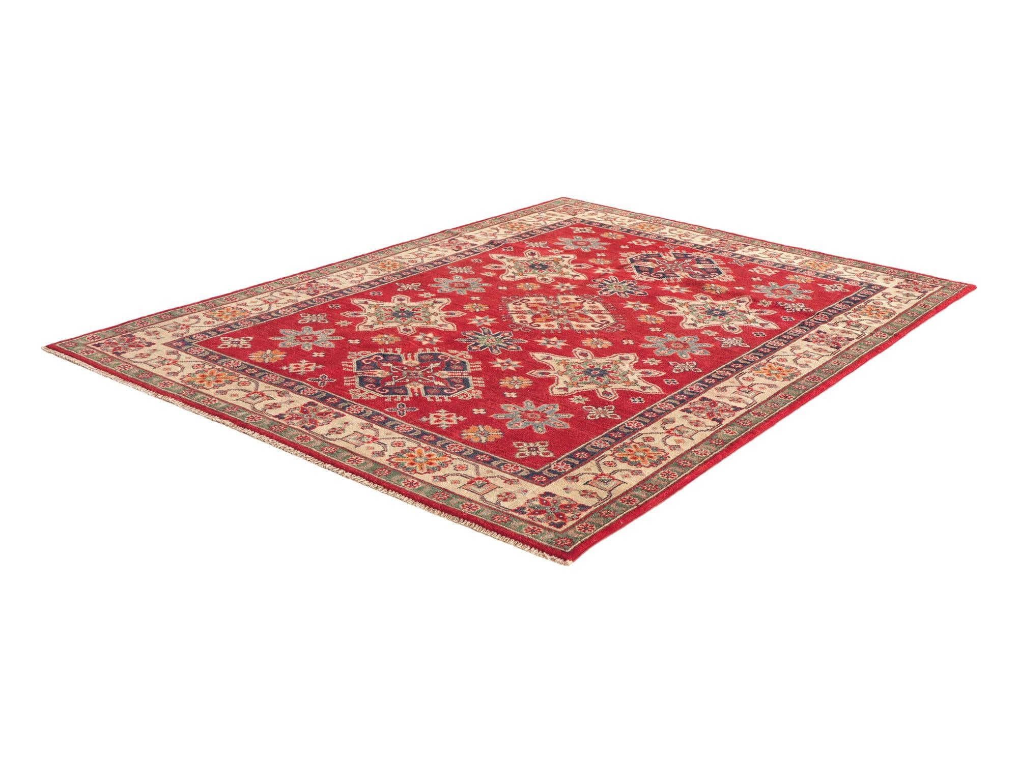 Detail image 4 of 10: 5' 1 x 7' Hand Knotted Kazak Rug