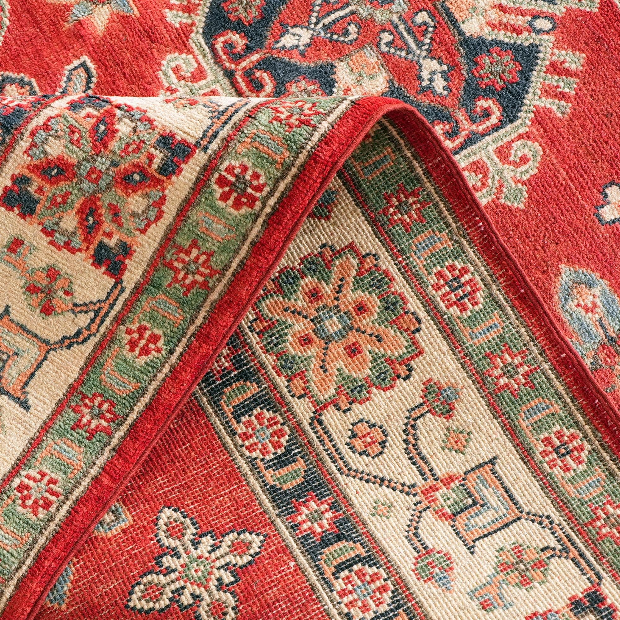 Detail image 8 of 10: 5' 1 x 7' Hand Knotted Kazak Rug