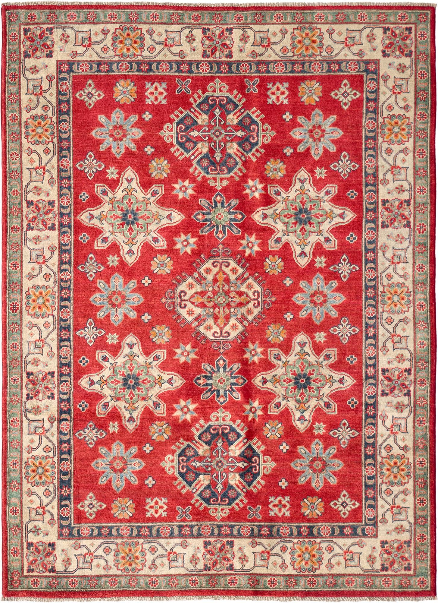 Detail image 2 of 10: 5' 1 x 7' Hand Knotted Kazak Rug