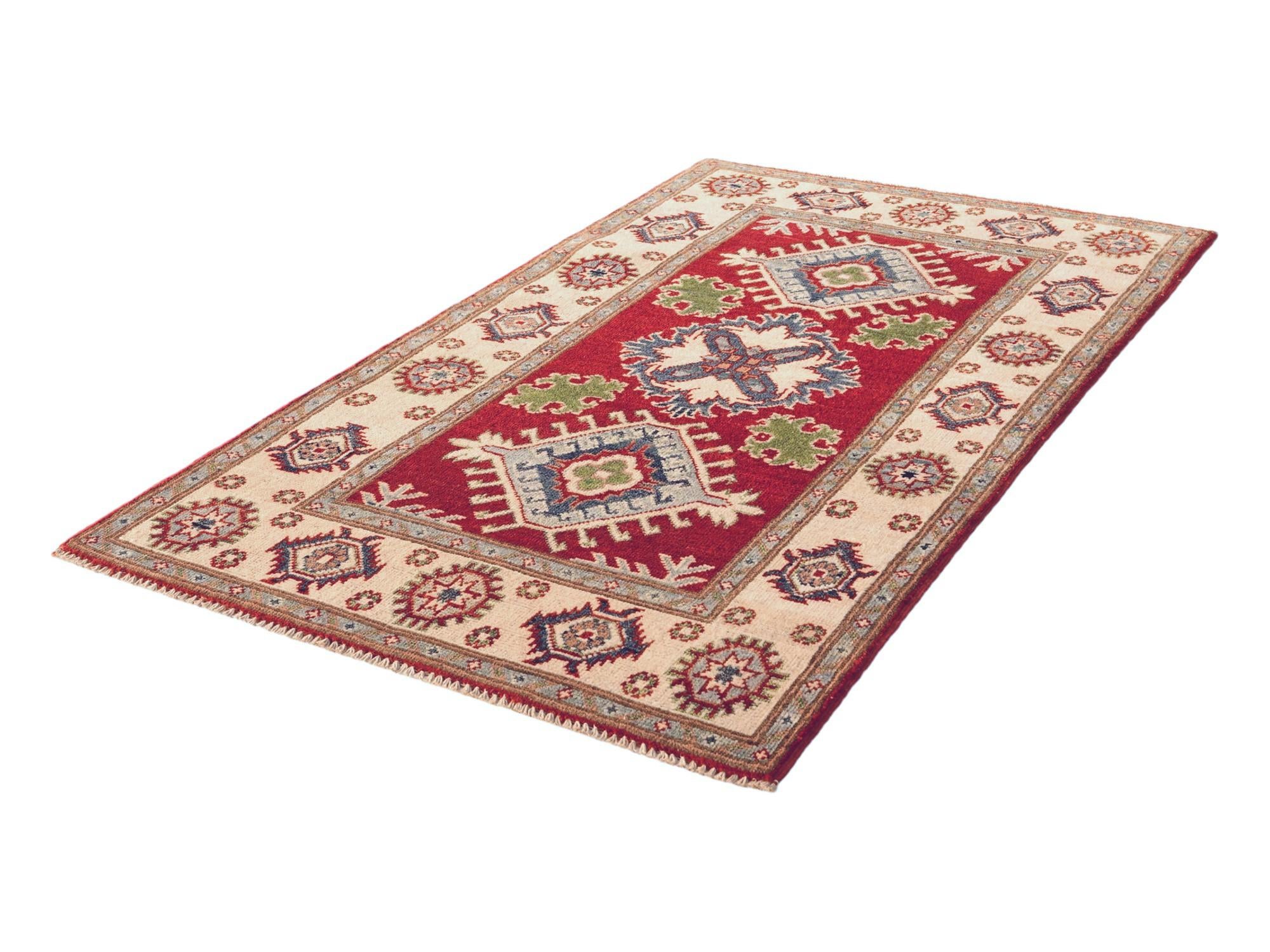 2' 8 x 4' 4 Hand Knotted Kazak Rug