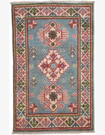 1' 10 x 2' 11 Hand Knotted Kazak Rug