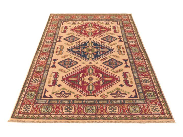 3' 11 x 6' 3 Hand Knotted Kazak Rug