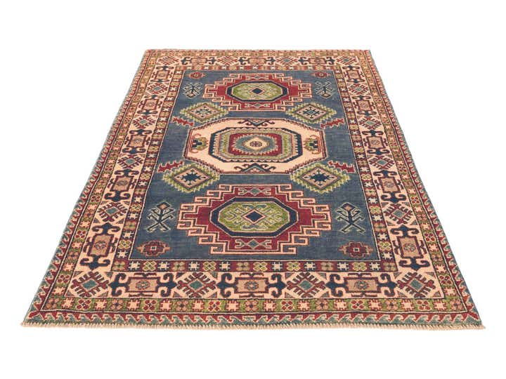 3' 10 x 5' 11 Hand Knotted Kazak Rug