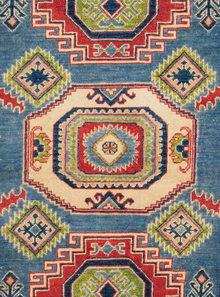3' 10 x 5' 11 Hand Knotted Kazak Rug