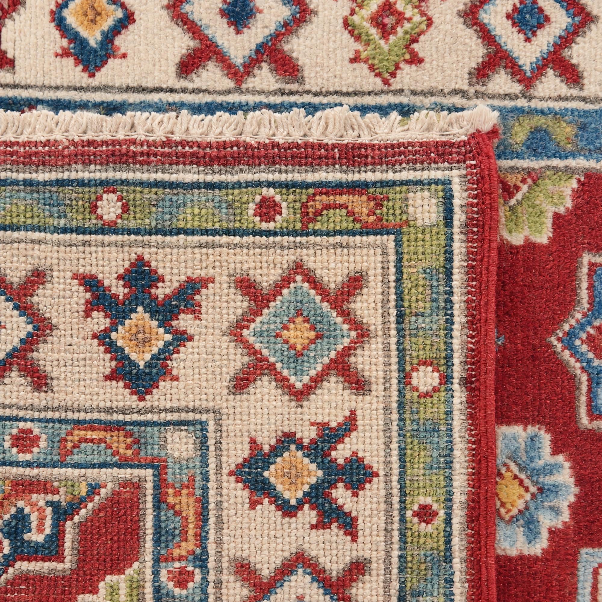 85cm x 120cm Hand Knotted Kazak Rug