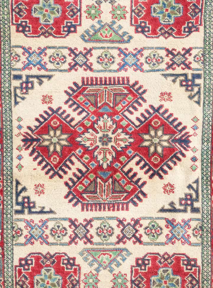 3' 5 x 4' 11 Hand Knotted Kazak Rug