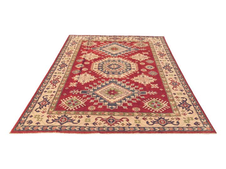 6' 8 x 9' 9 Hand Knotted Kazak Rug