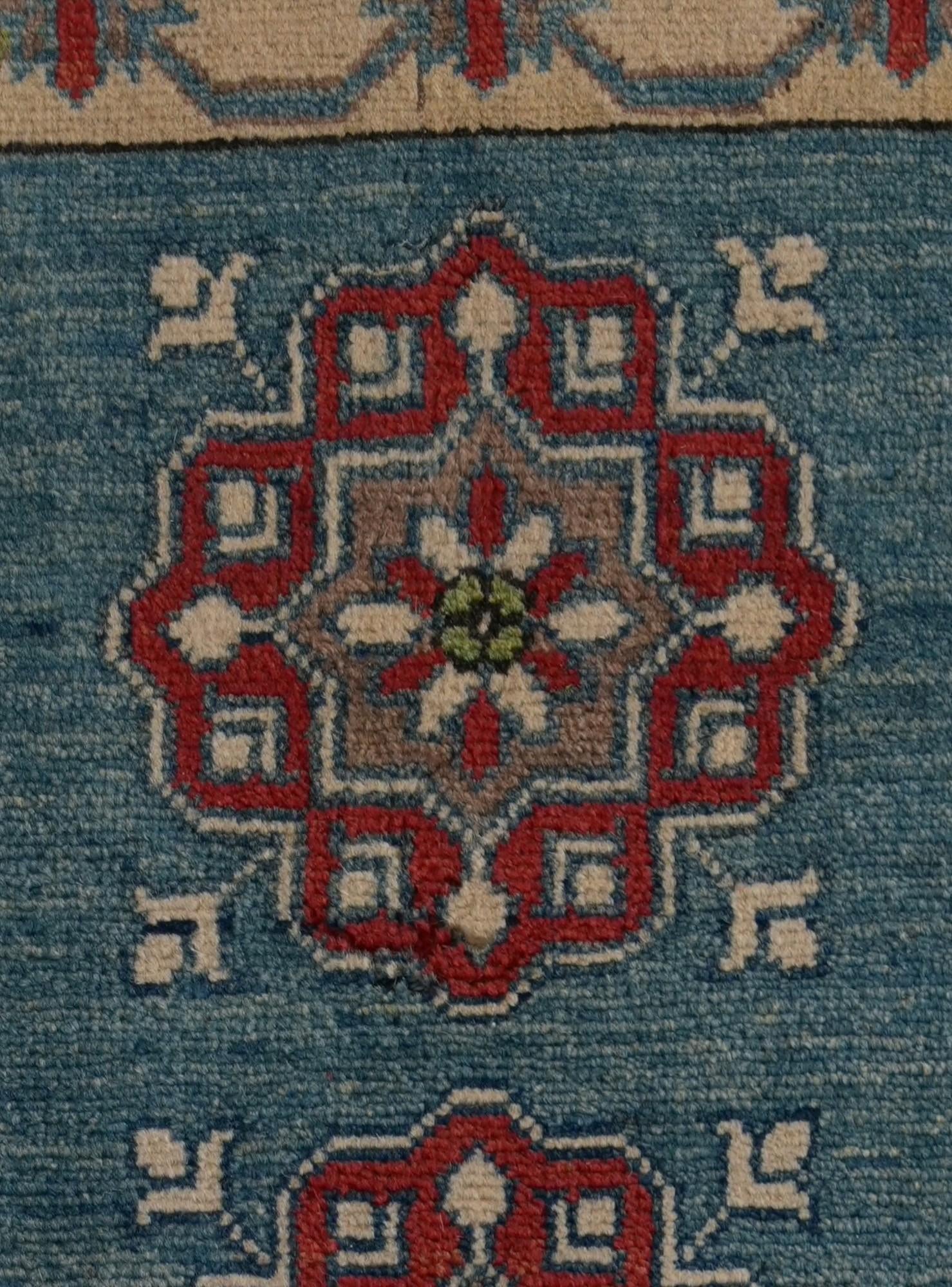 2' x 2' 8 Hand Knotted Kazak Rug