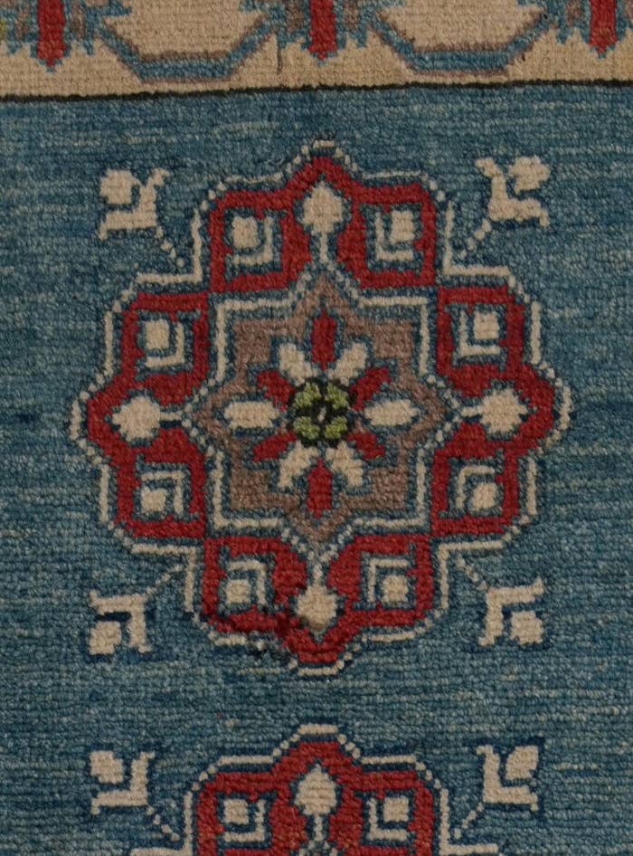 Detail image of 2' x 2' 8 Hand Knotted Kazak Rug