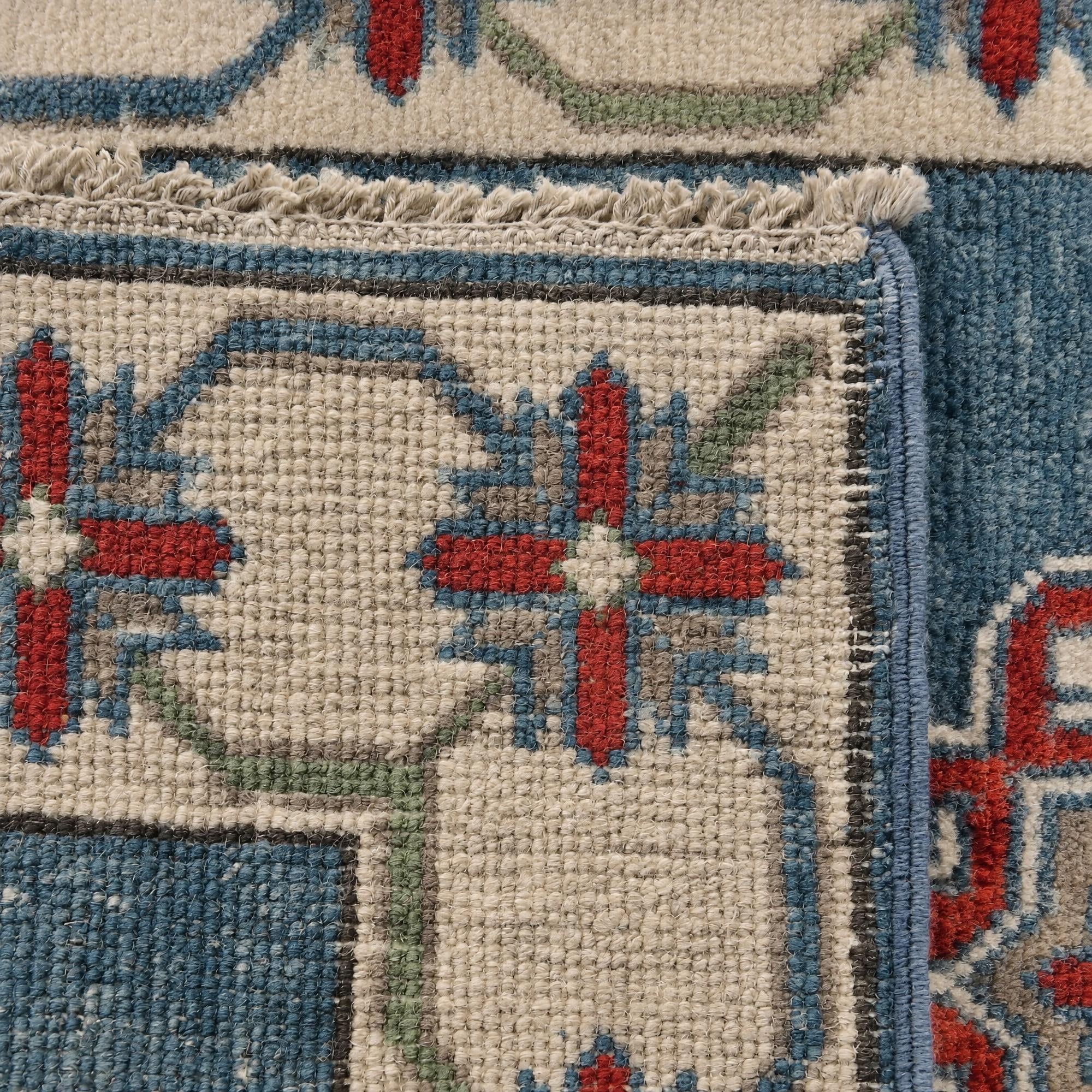 60cm x 80cm Hand Knotted Kazak Rug