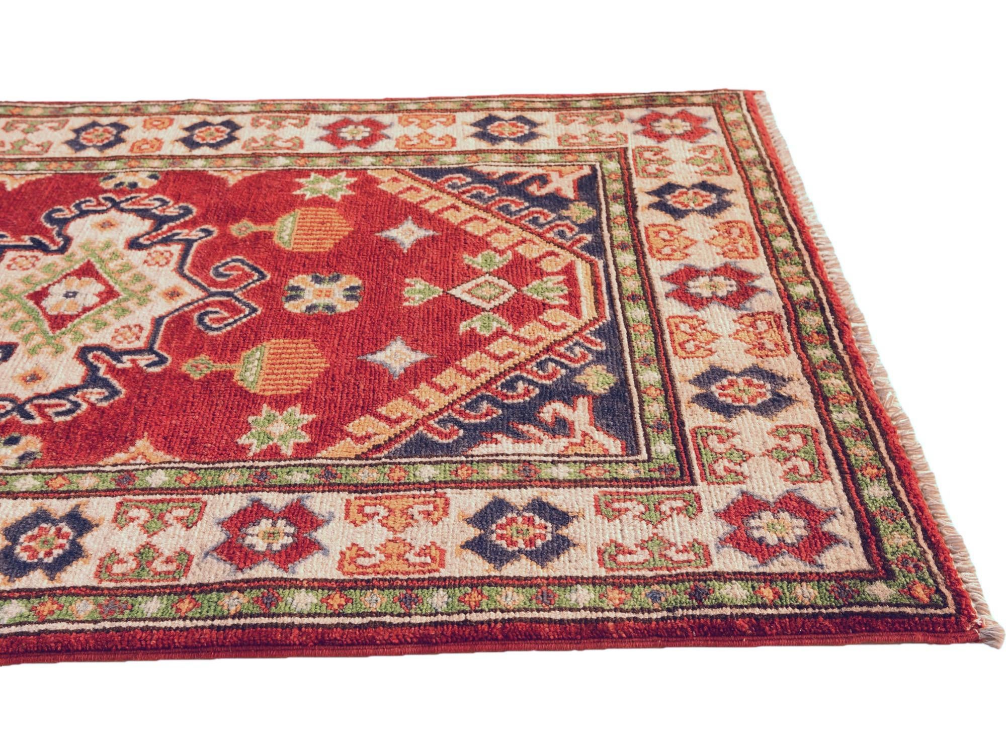 2' 8 x 4' 3 Hand Knotted Kazak Rug