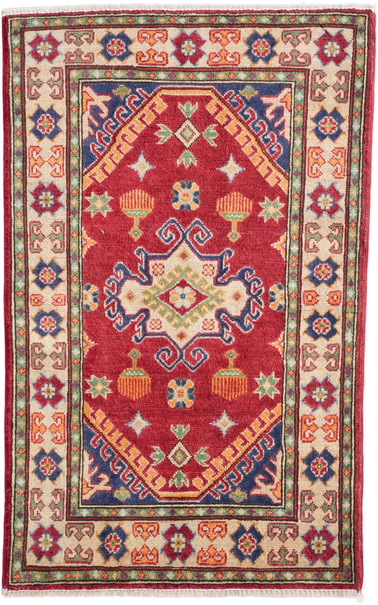 2' 8 x 4' 3 Hand Knotted Kazak Rug