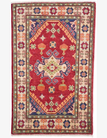 2' 8 x 4' 3 Hand Knotted Kazak Rug