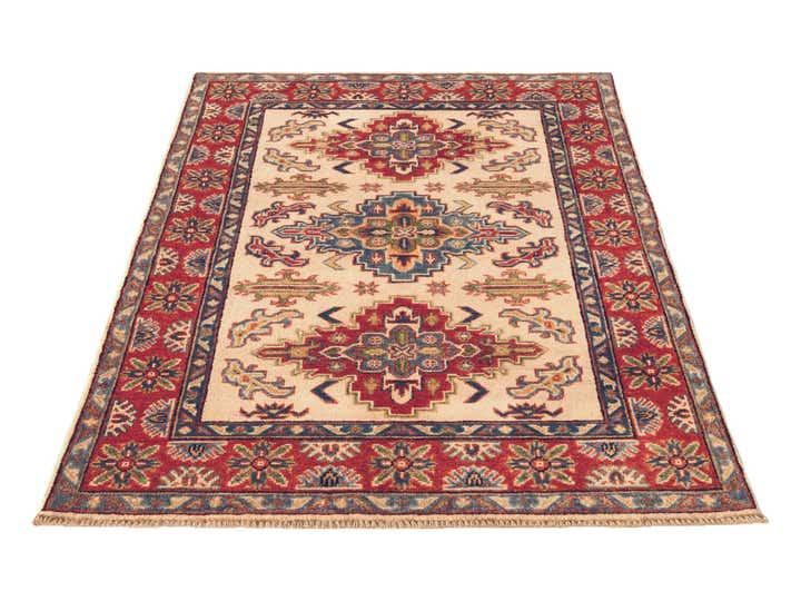3' 6 x 5' Hand Knotted Kazak Rug
