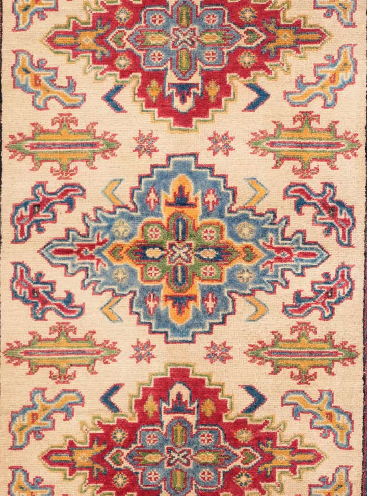 3' 6 x 5' Hand Knotted Kazak Rug