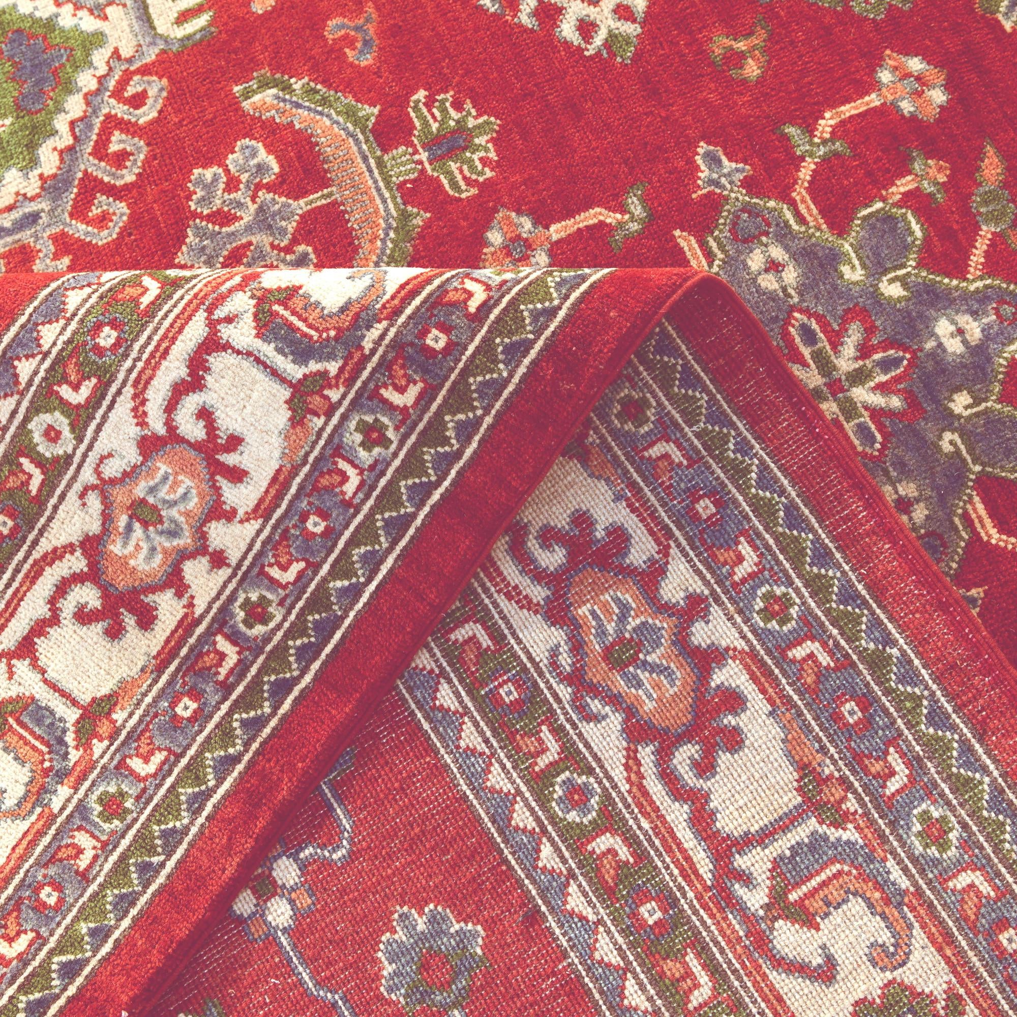 6' 8 x 9' 9 Hand Knotted Kazak Rug