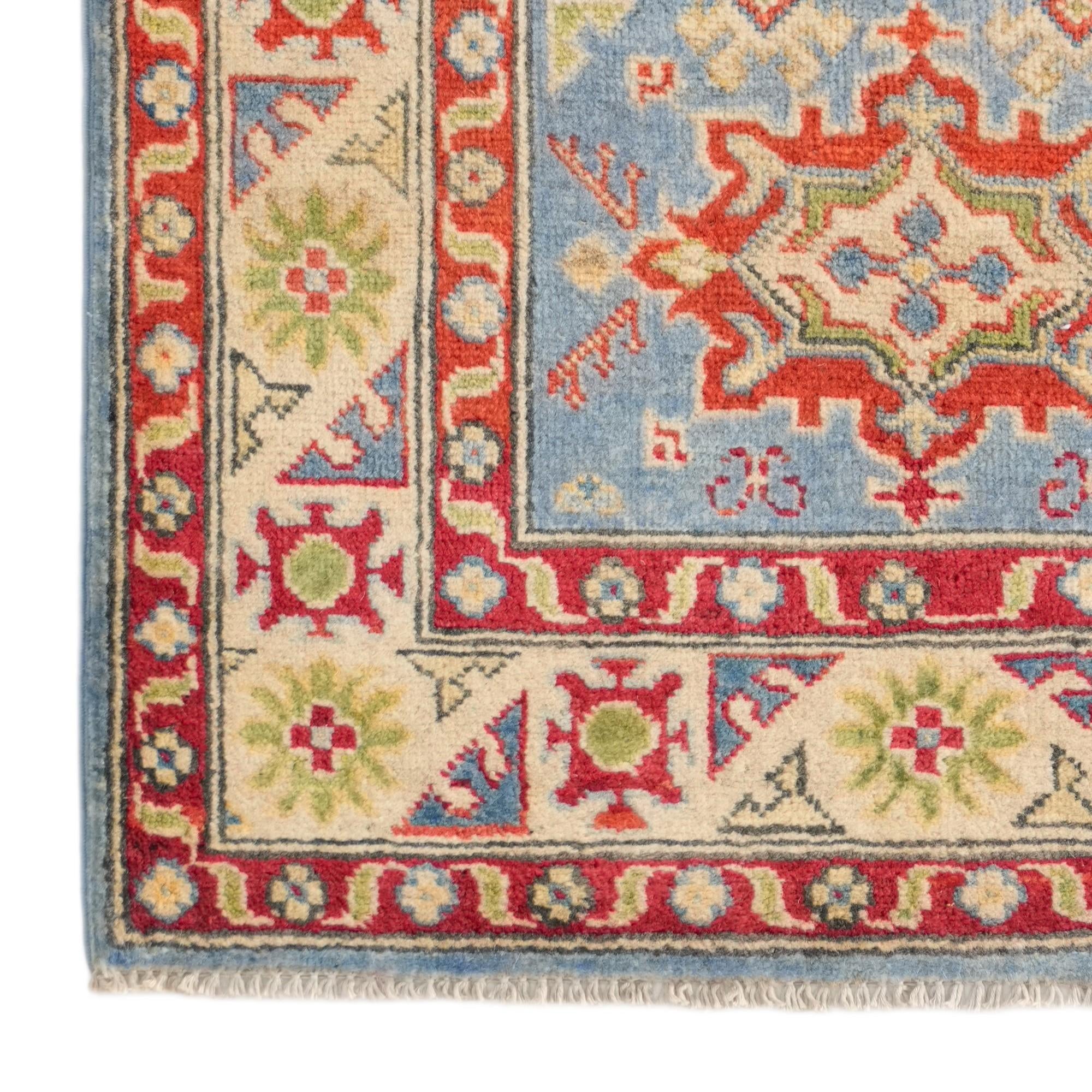 2' 9 x 4' 1 Hand Knotted Kazak Rug