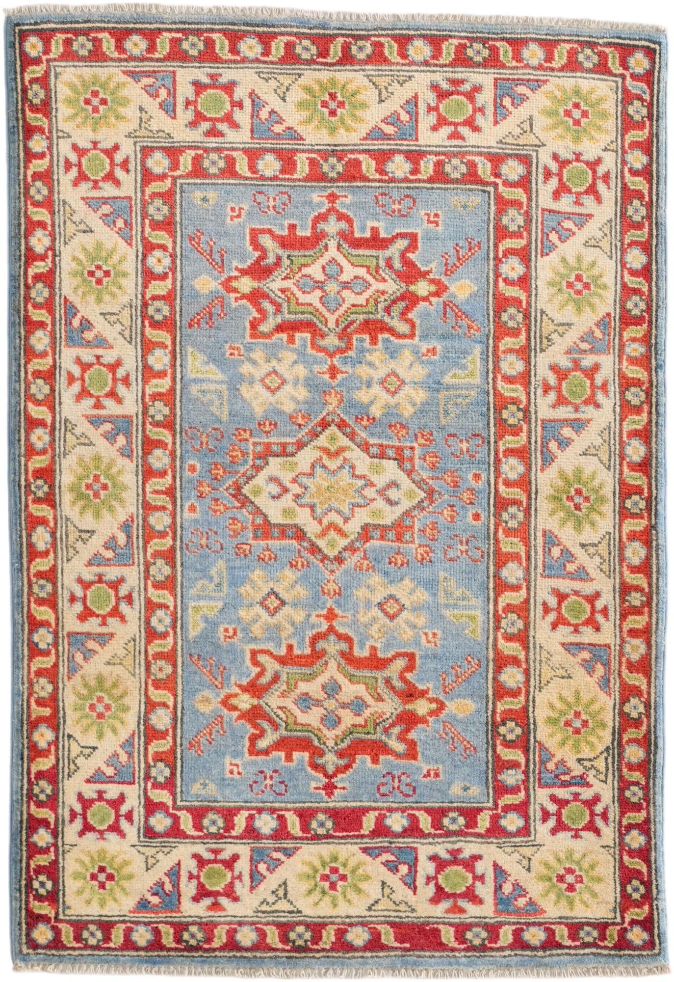 2' 9 x 4' 1 Hand Knotted Kazak Rug