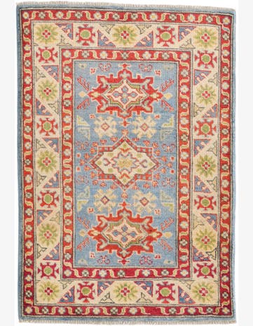 2' 9 x 4' 1 Hand Knotted Kazak Rug