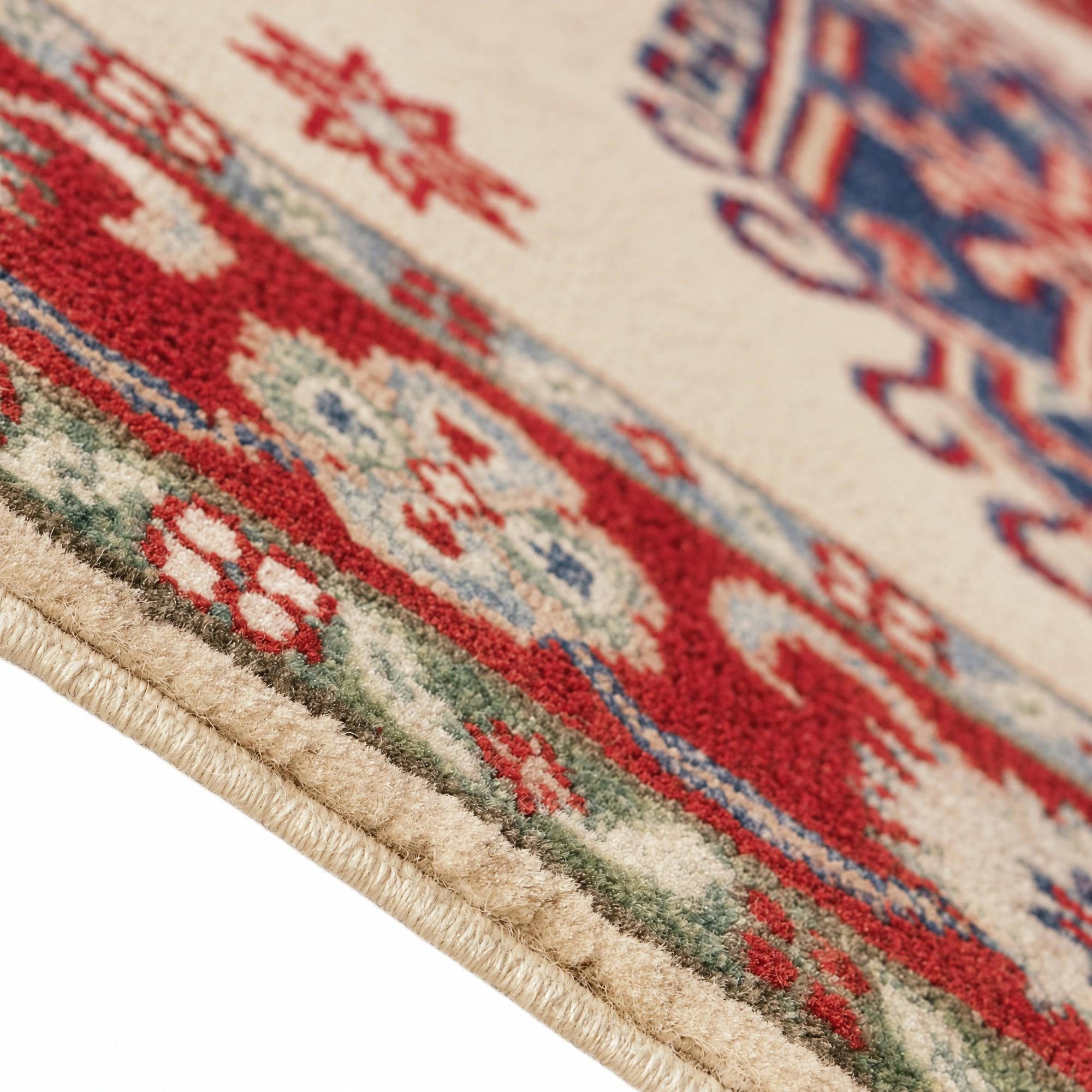 85cm x 115cm Hand Knotted Kazak Rug