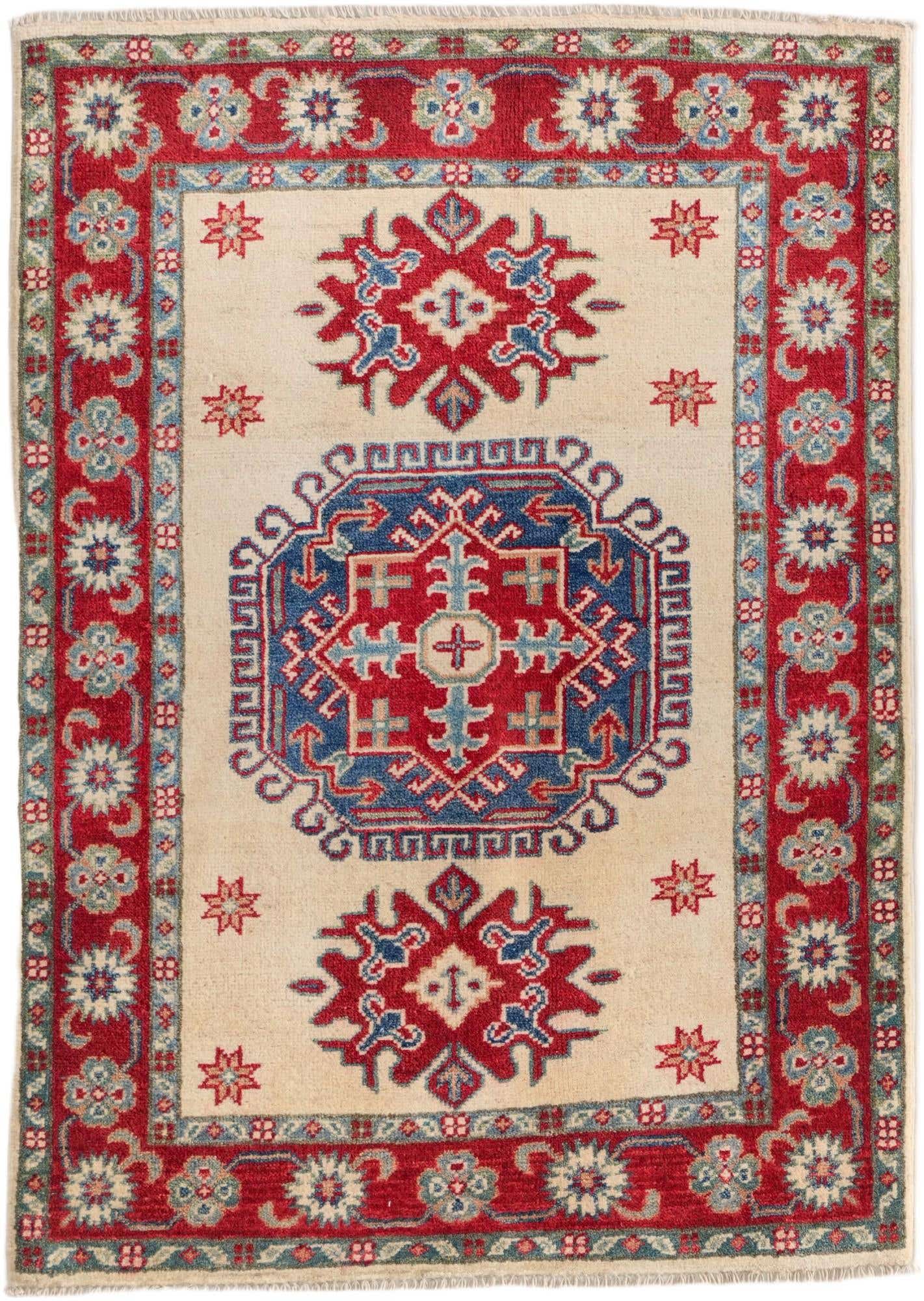 2' 9 x 3' 10 Hand Knotted Kazak Rug