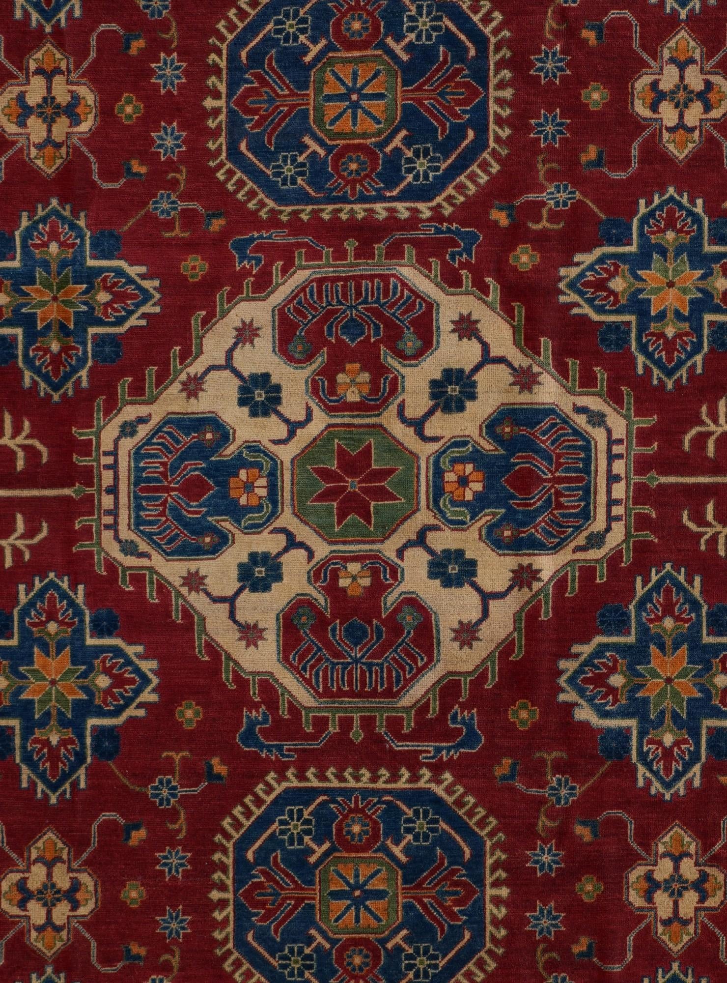 8' 2 x 9' 7 Hand Knotted Kazak Rug